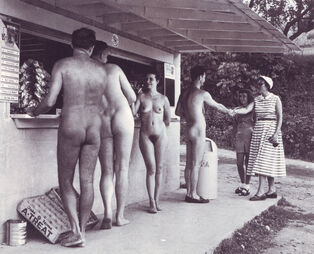 vintage nudist family
